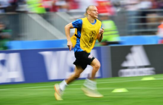 Футбол. ЧМ-2018. Матч Хорватия - Англия