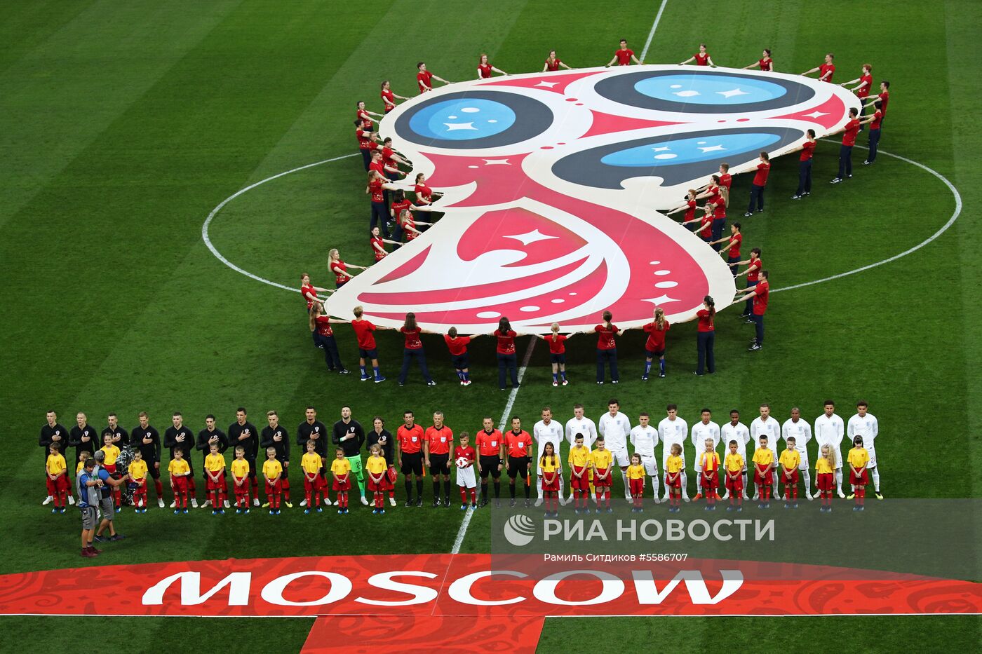 Футбол. ЧМ-2018. Матч Хорватия - Англия