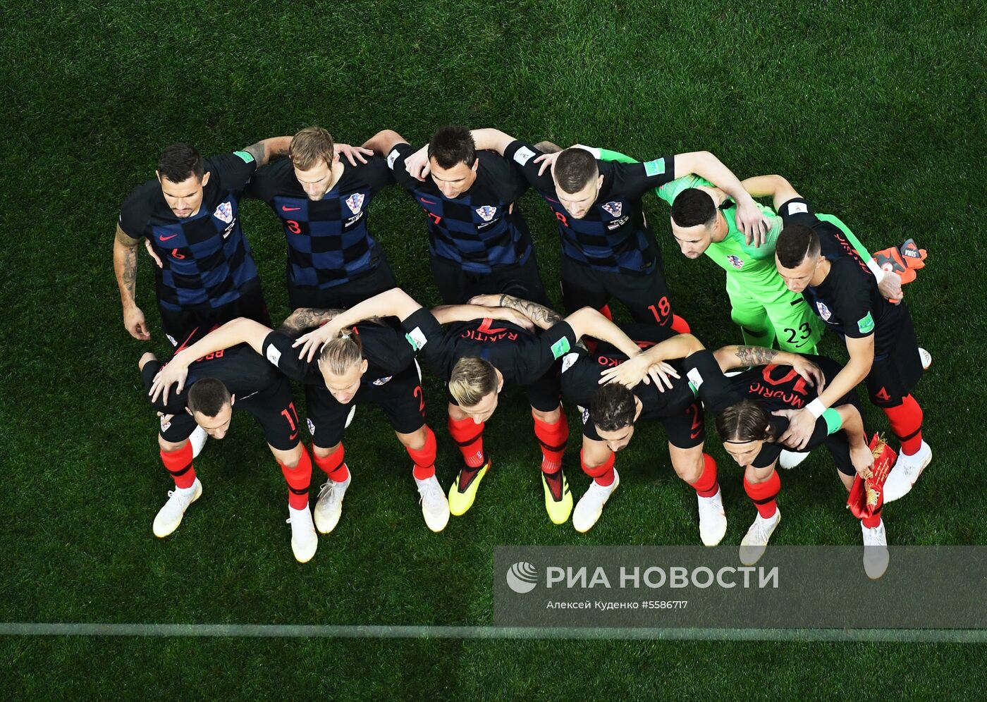 Футбол. ЧМ-2018. Матч Хорватия - Англия 
