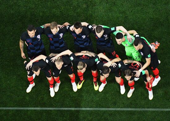 Футбол. ЧМ-2018. Матч Хорватия - Англия 