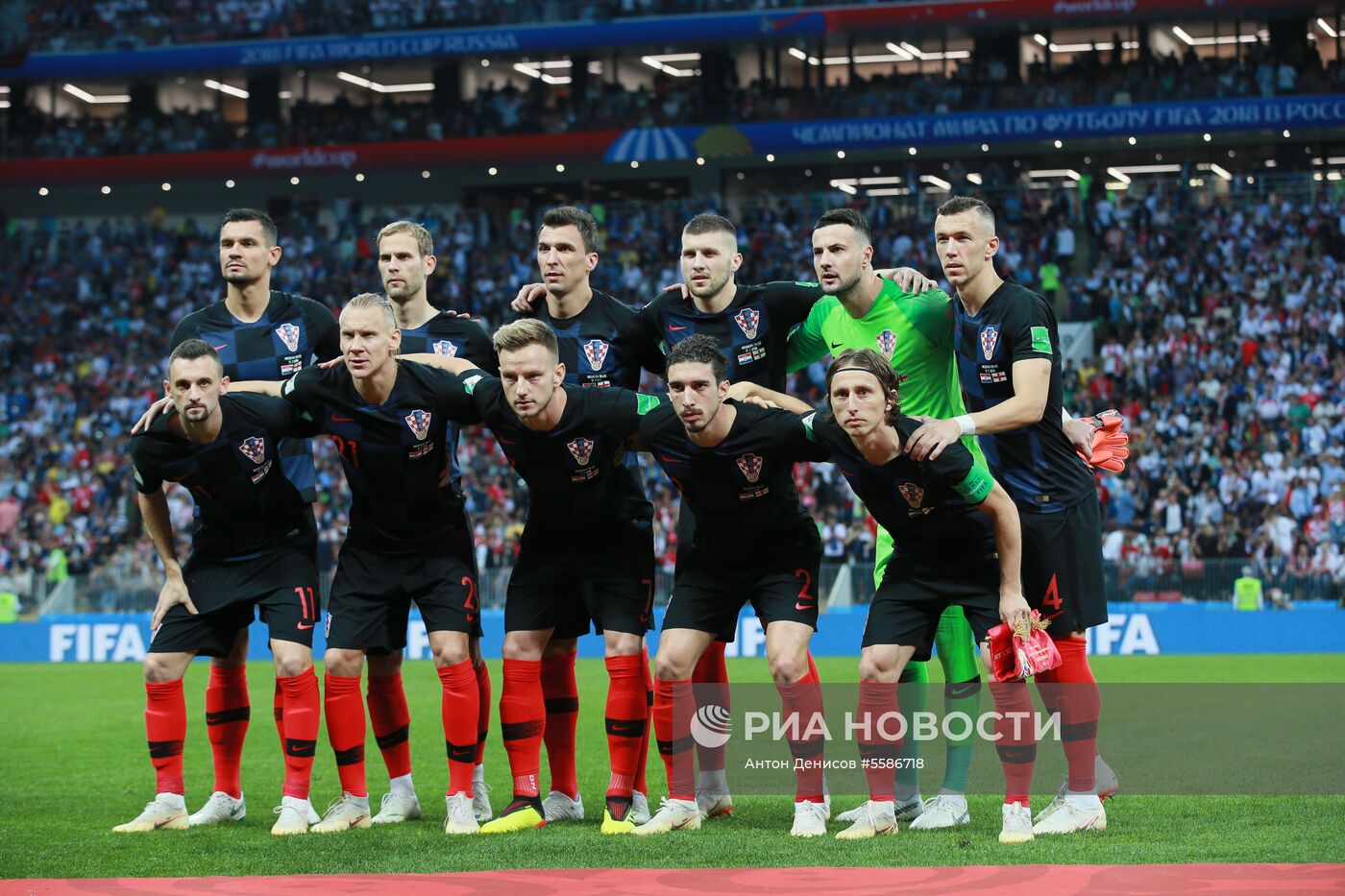 Футбол. ЧМ-2018. Матч Хорватия - Англия