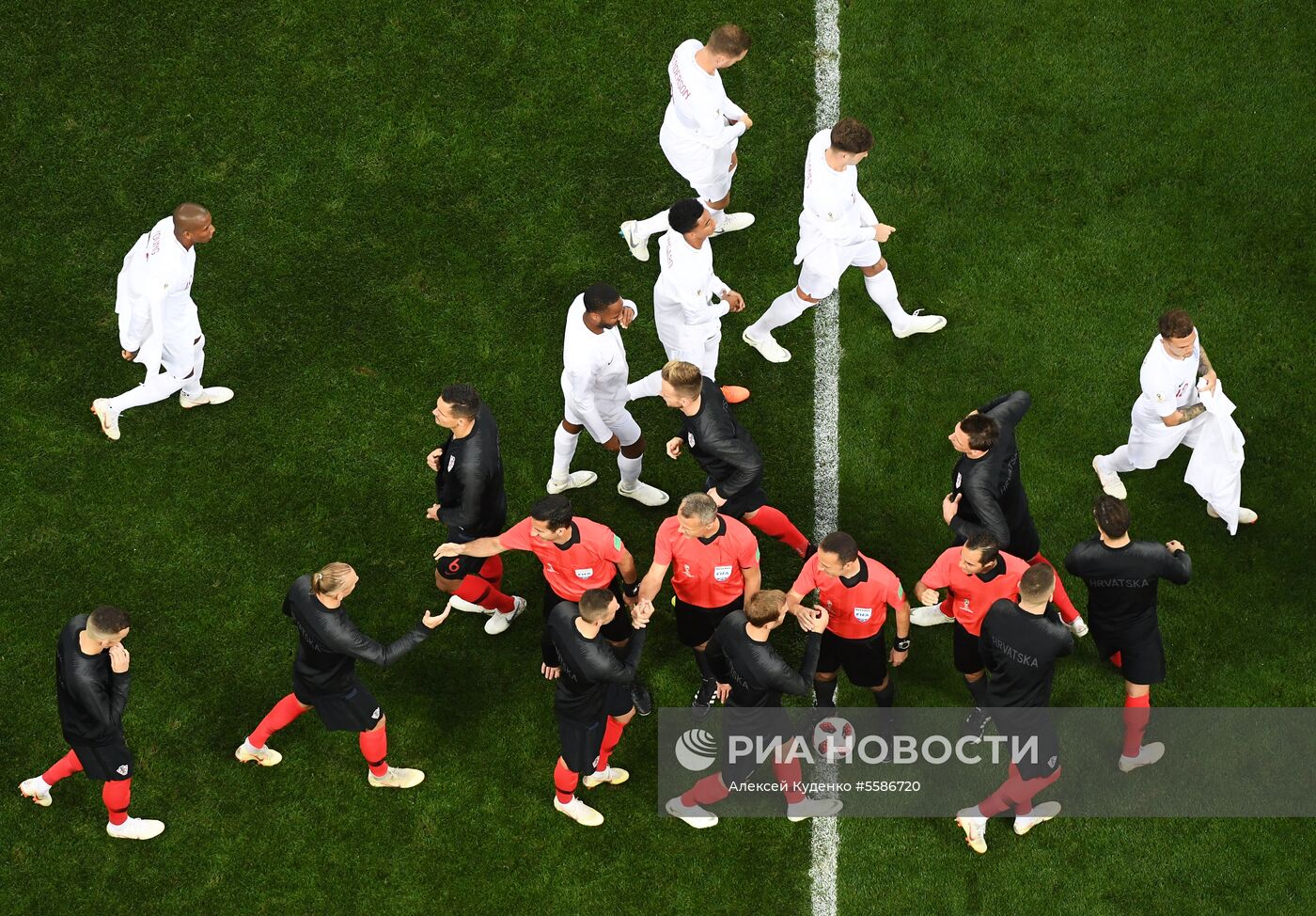 Футбол. ЧМ-2018. Матч Хорватия - Англия