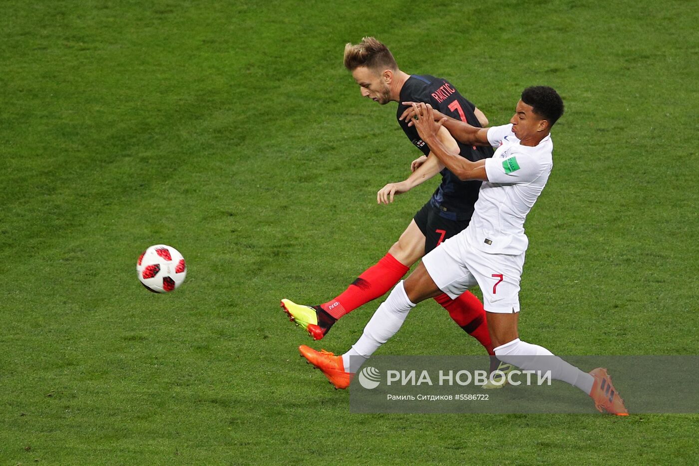 Футбол. ЧМ-2018. Матч Хорватия - Англия