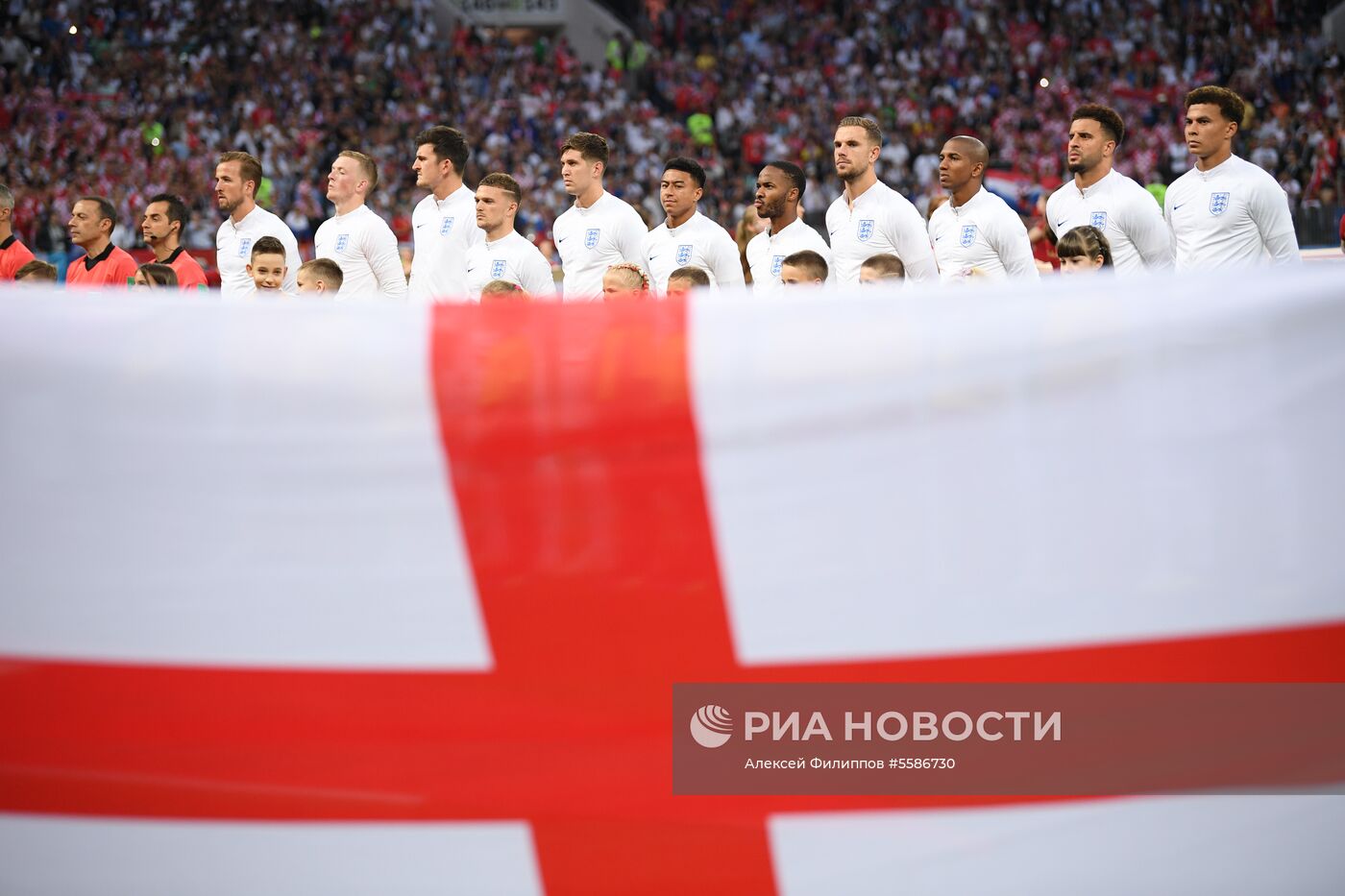 Футбол. ЧМ-2018. Матч Хорватия - Англия