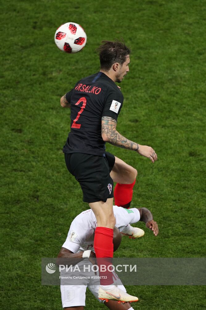 Футбол. ЧМ-2018. Матч Хорватия - Англия