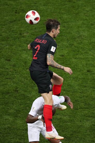 Футбол. ЧМ-2018. Матч Хорватия - Англия 