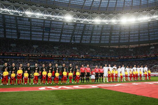 Футбол. ЧМ-2018. Матч Хорватия - Англия 