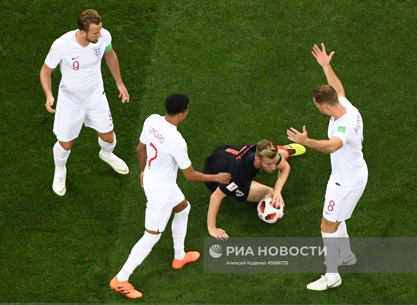 Футбол. ЧМ-2018. Матч Хорватия - Англия