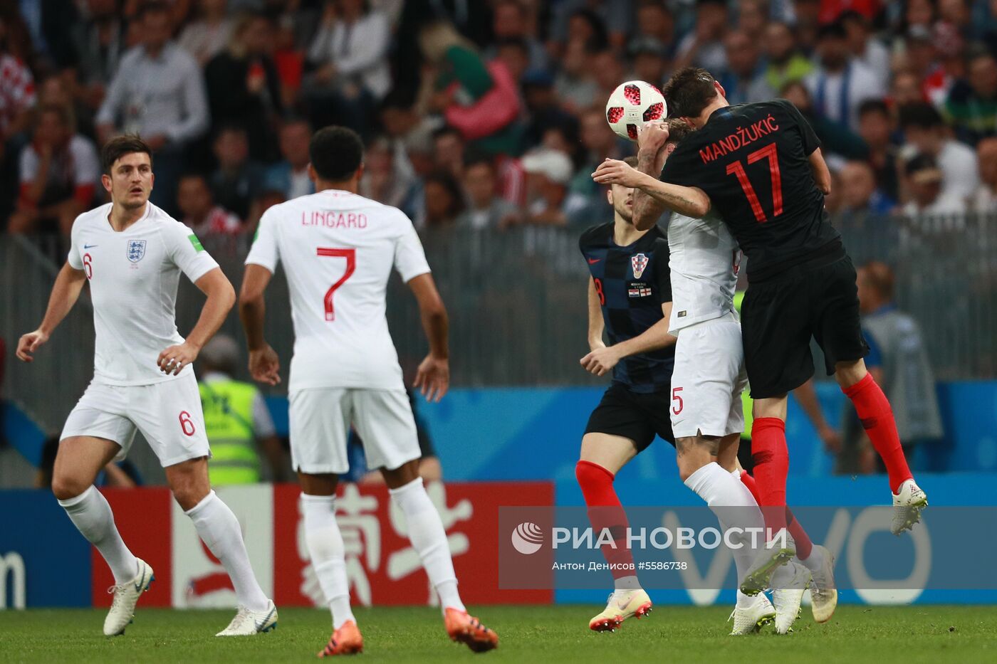 Футбол. ЧМ-2018. Матч Хорватия - Англия