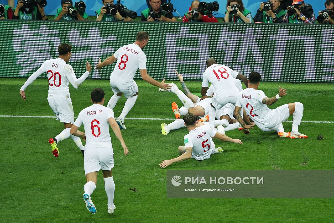 Футбол. ЧМ-2018. Матч Хорватия - Англия