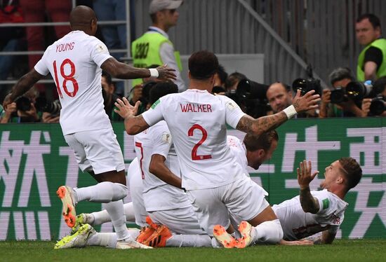 Футбол. ЧМ-2018. Матч Хорватия - Англия 