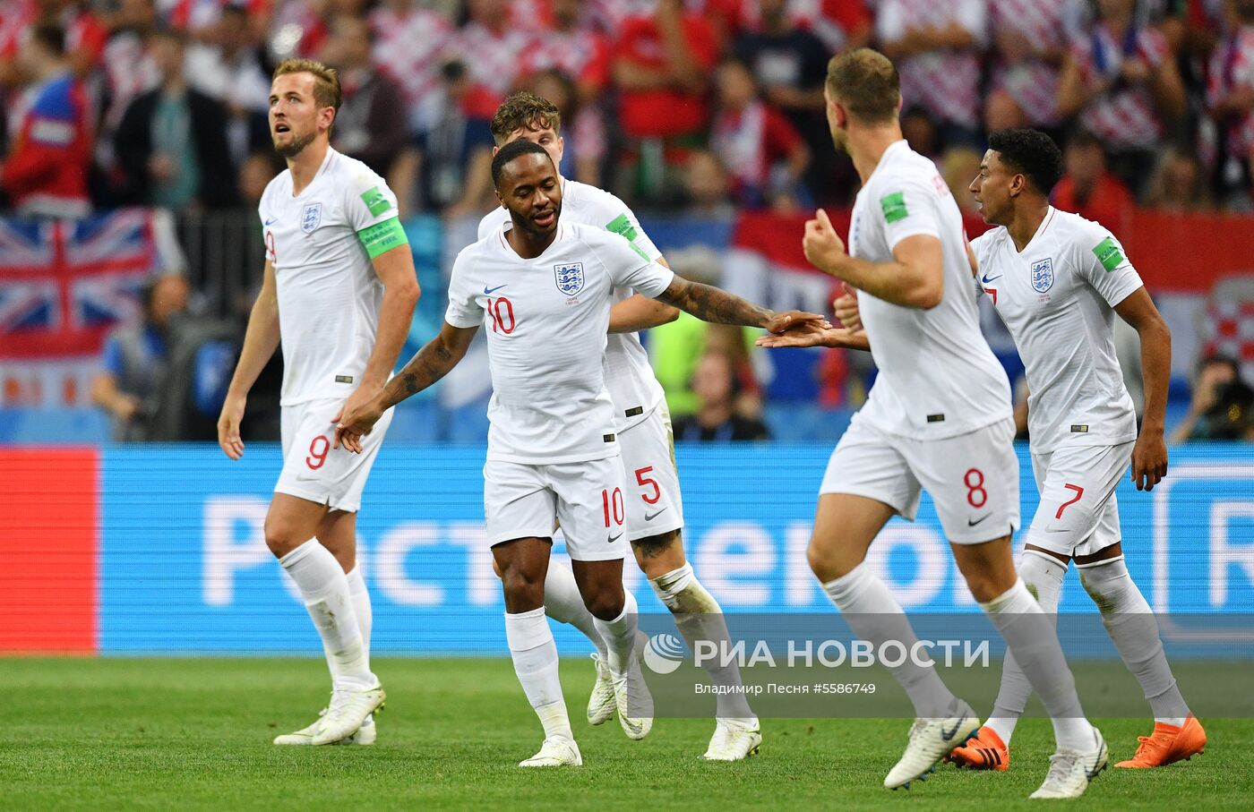 Футбол. ЧМ-2018. Матч Хорватия - Англия