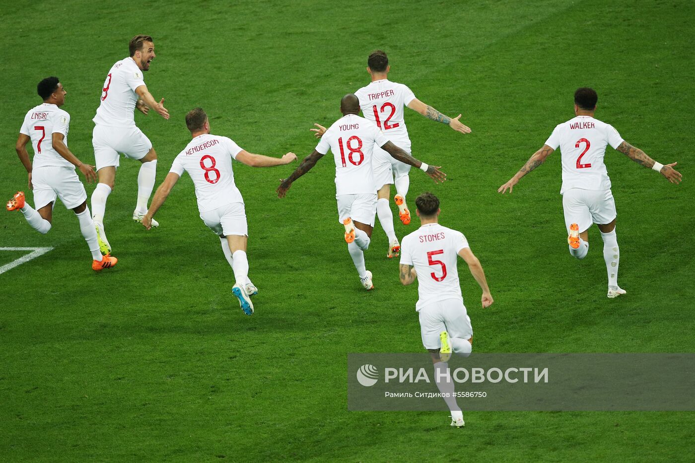 Футбол. ЧМ-2018. Матч Хорватия - Англия
