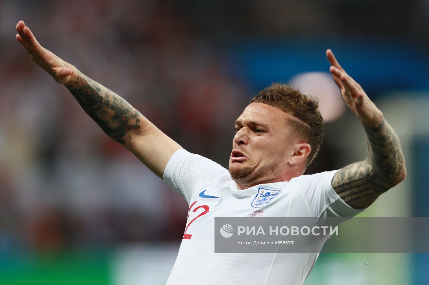 Футбол. ЧМ-2018. Матч Хорватия - Англия