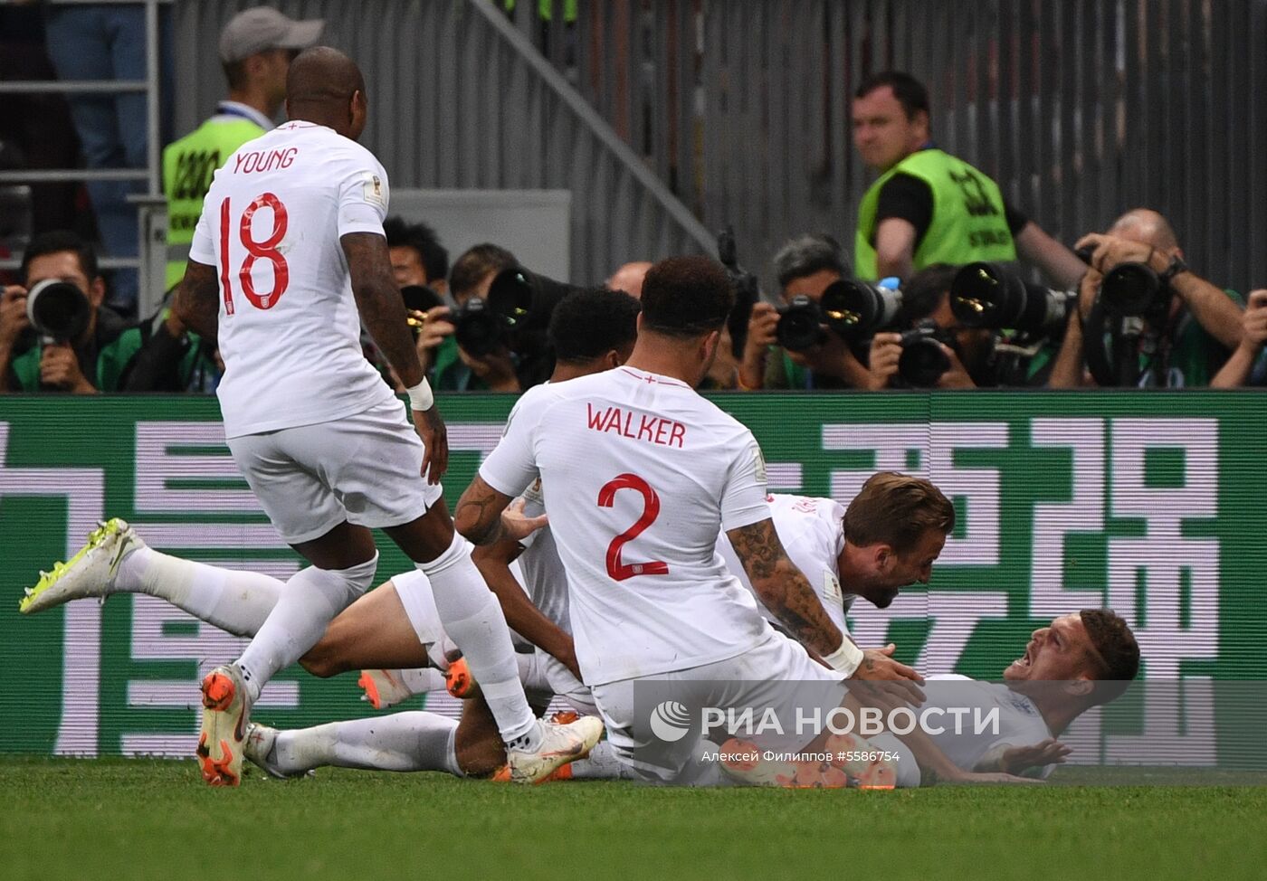 Футбол. ЧМ-2018. Матч Хорватия - Англия