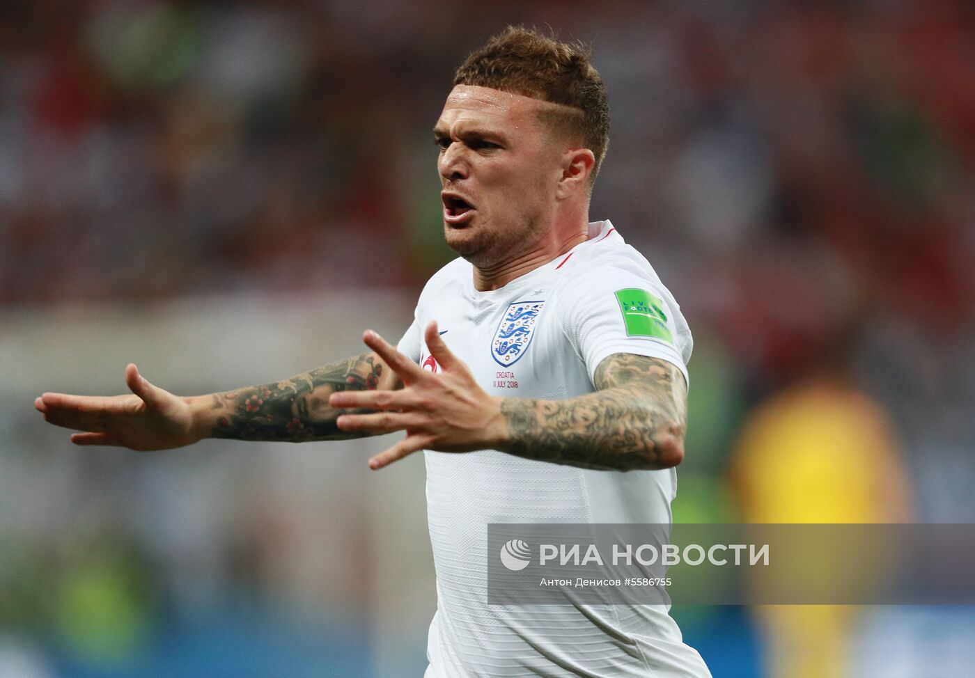 Футбол. ЧМ-2018. Матч Хорватия - Англия