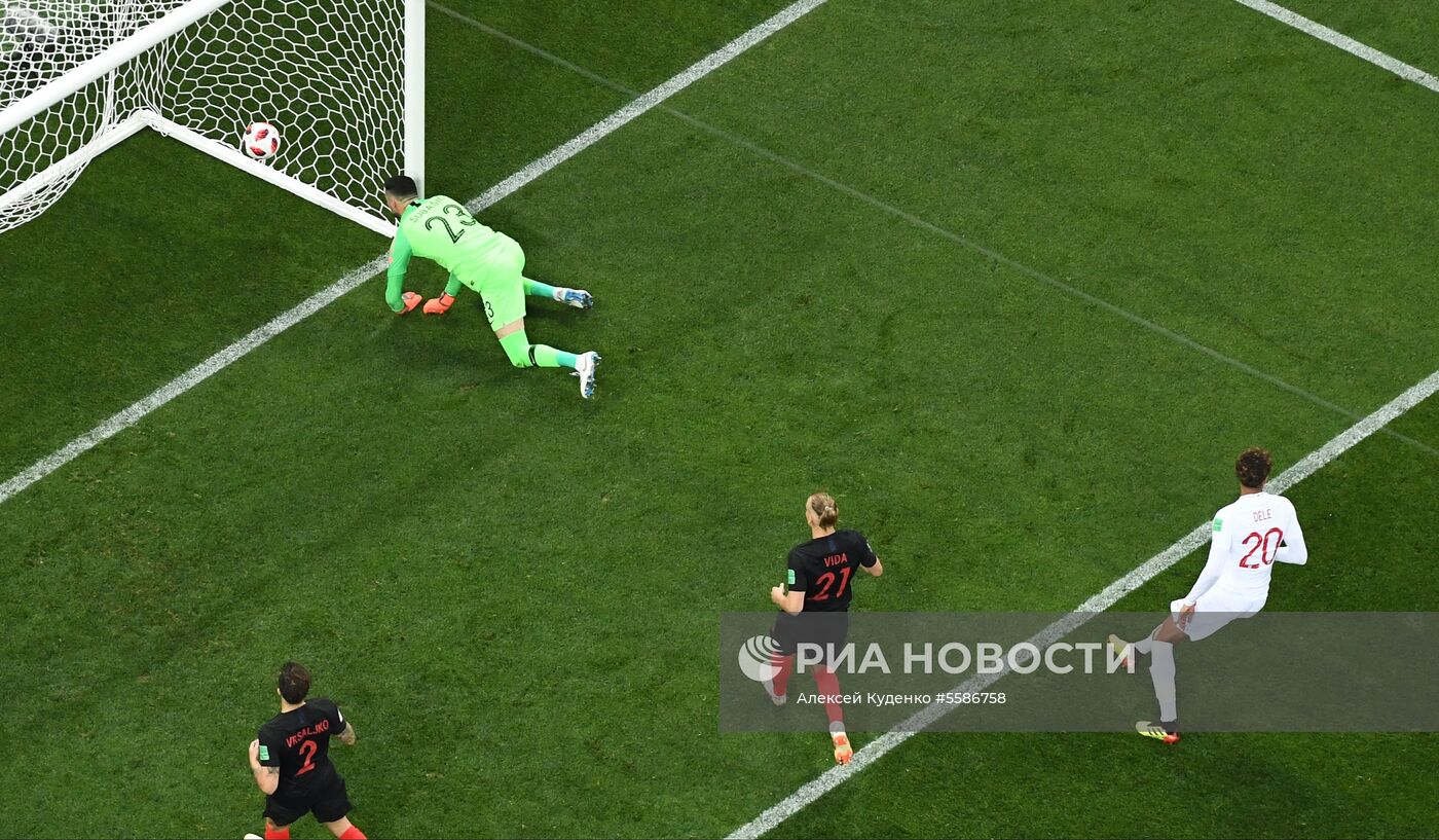 Футбол. ЧМ-2018. Матч Хорватия - Англия