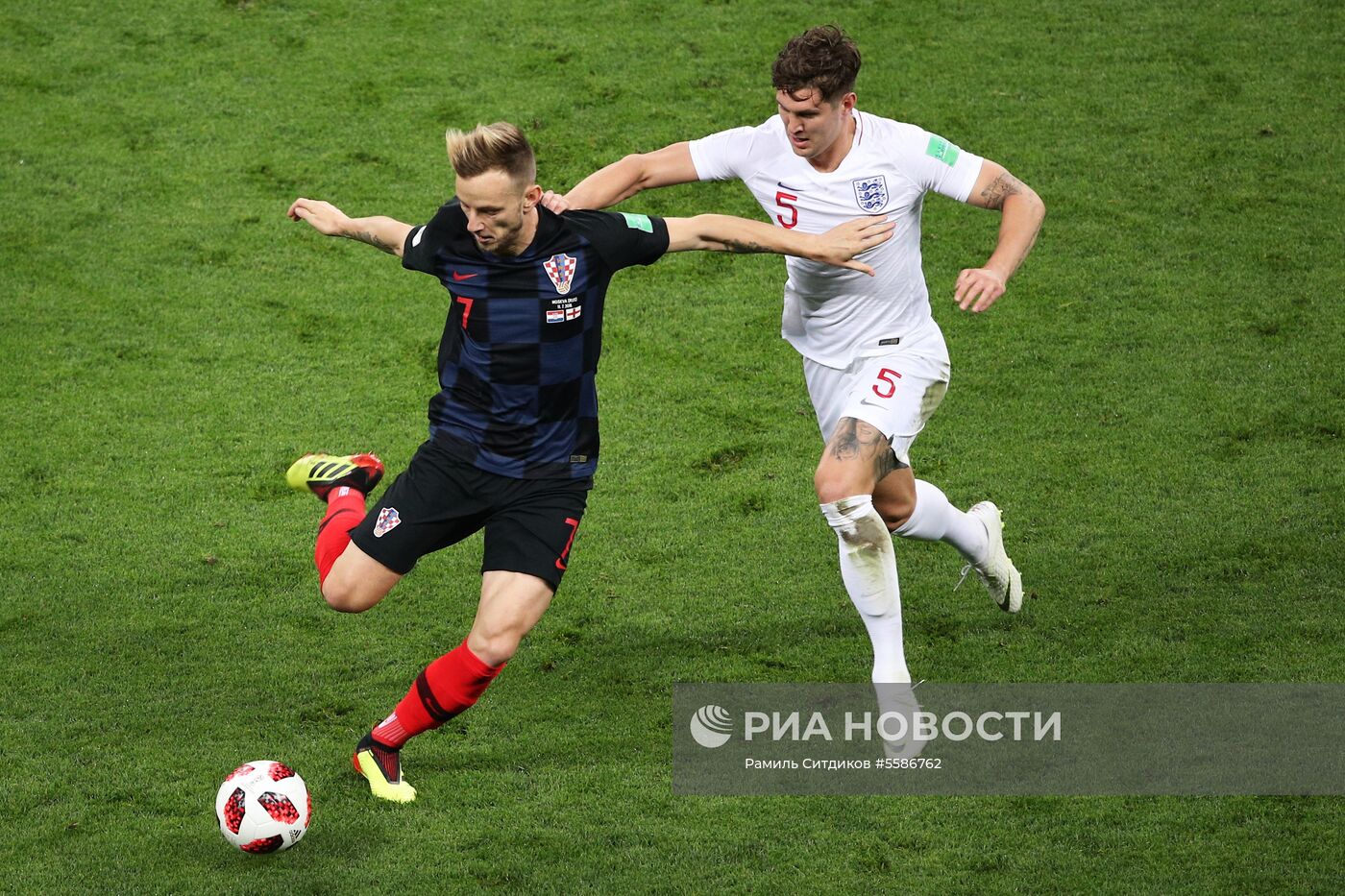 Футбол. ЧМ-2018. Матч Хорватия - Англия