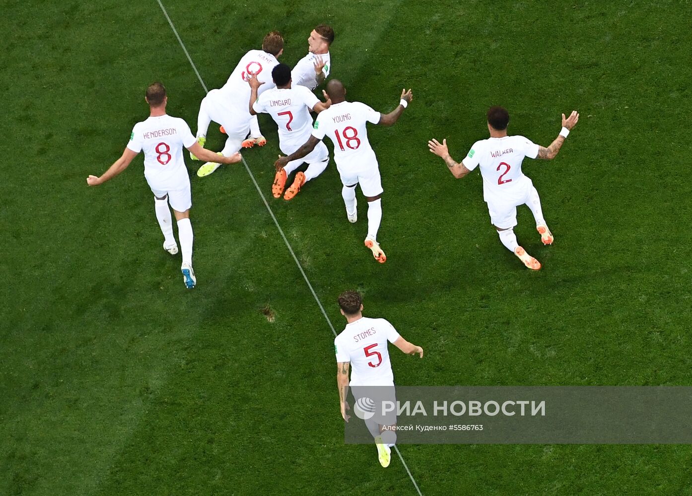 Футбол. ЧМ-2018. Матч Хорватия - Англия