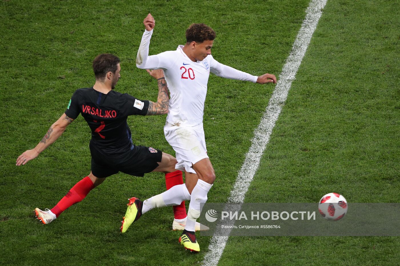 Футбол. ЧМ-2018. Матч Хорватия - Англия