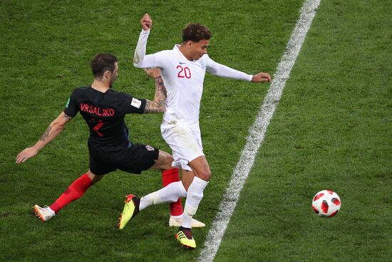 Футбол. ЧМ-2018. Матч Хорватия - Англия 