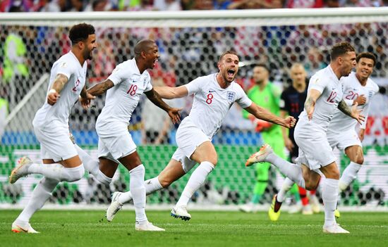 Футбол. ЧМ-2018. Матч Хорватия - Англия