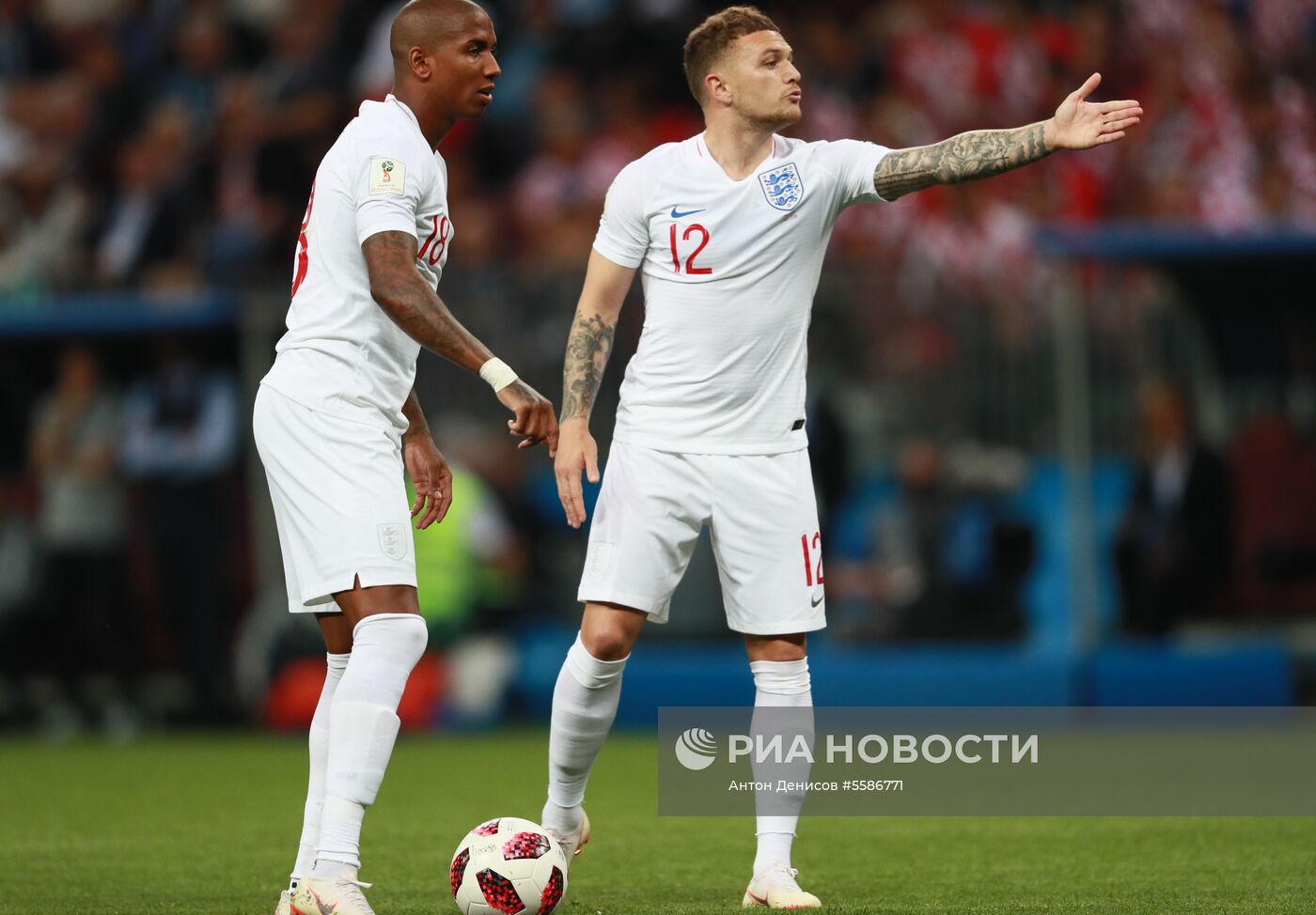 Футбол. ЧМ-2018. Матч Хорватия - Англия