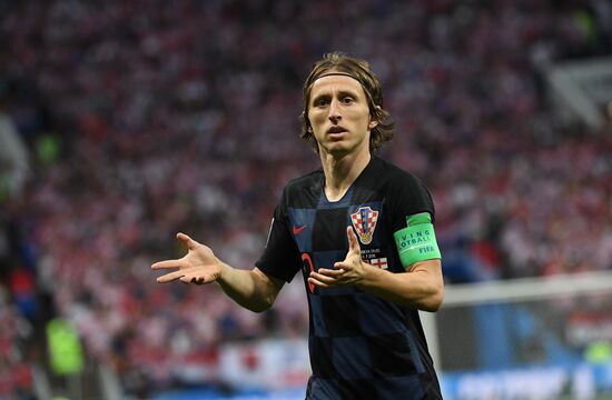 Футбол. ЧМ-2018. Матч Хорватия - Англия 