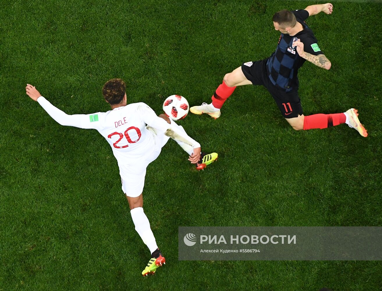 Футбол. ЧМ-2018. Матч Хорватия - Англия 