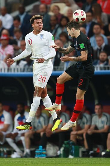 Футбол. ЧМ-2018. Матч Хорватия - Англия 