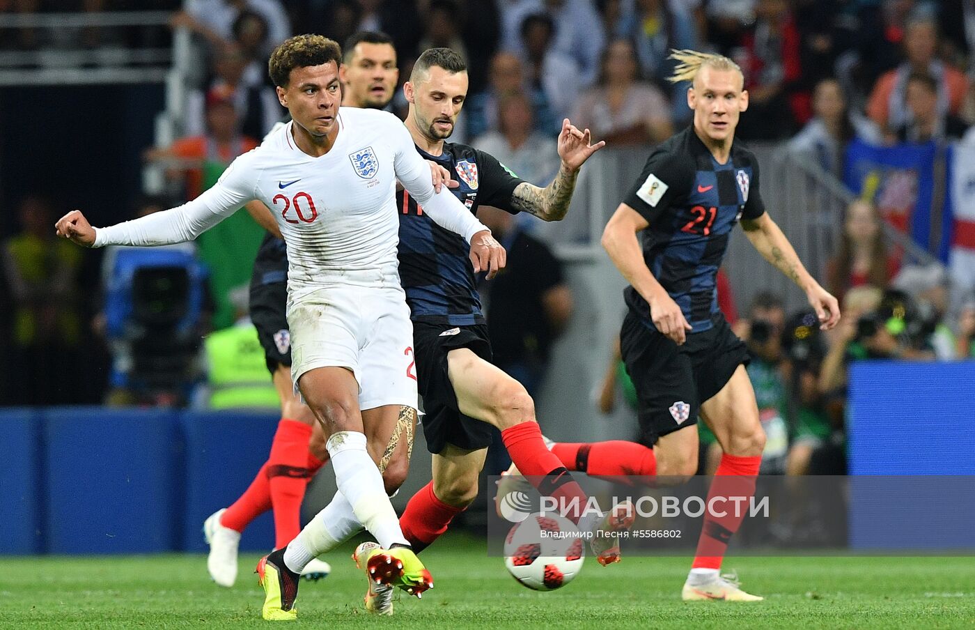 Футбол. ЧМ-2018. Матч Хорватия - Англия