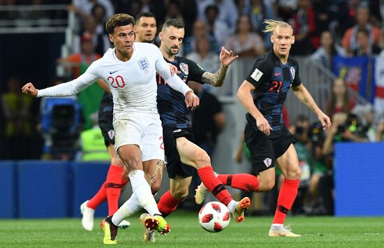 Футбол. ЧМ-2018. Матч Хорватия - Англия
