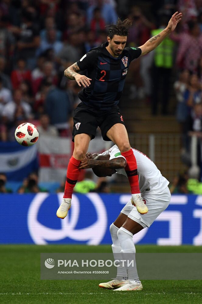 Футбол. ЧМ-2018. Матч Хорватия - Англия