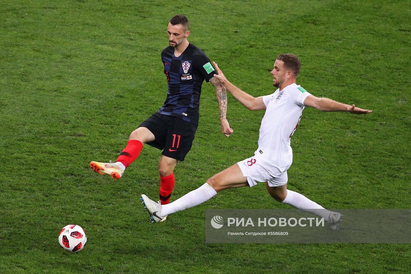 Футбол. ЧМ-2018. Матч Хорватия - Англия