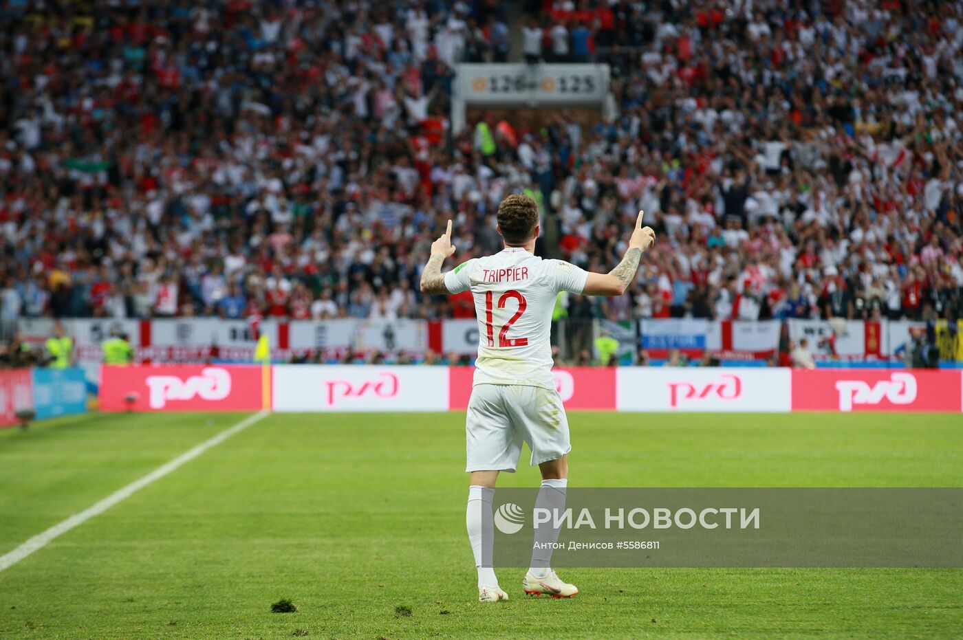 Футбол. ЧМ-2018. Матч Хорватия - Англия