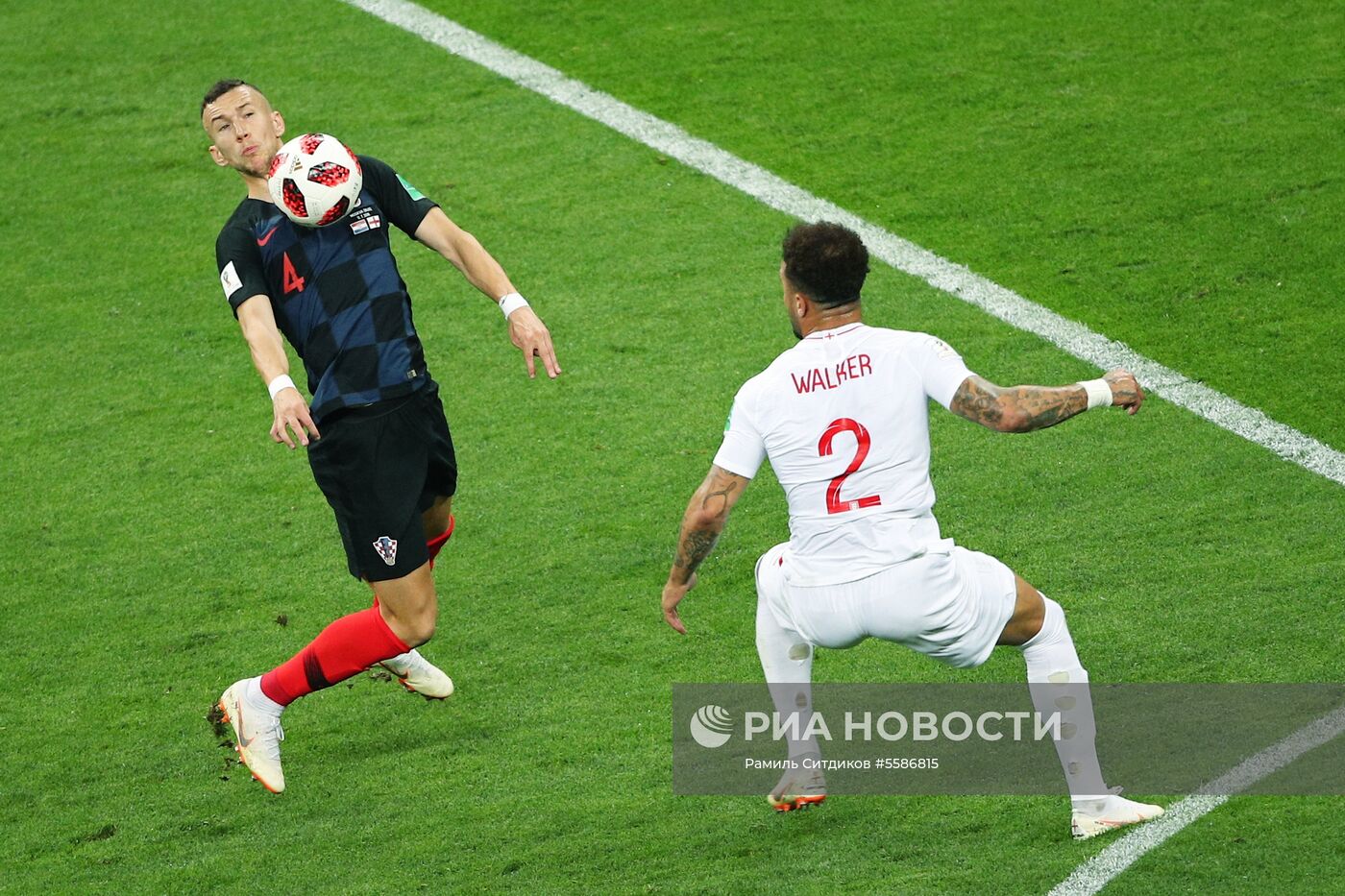 Футбол. ЧМ-2018. Матч Хорватия - Англия