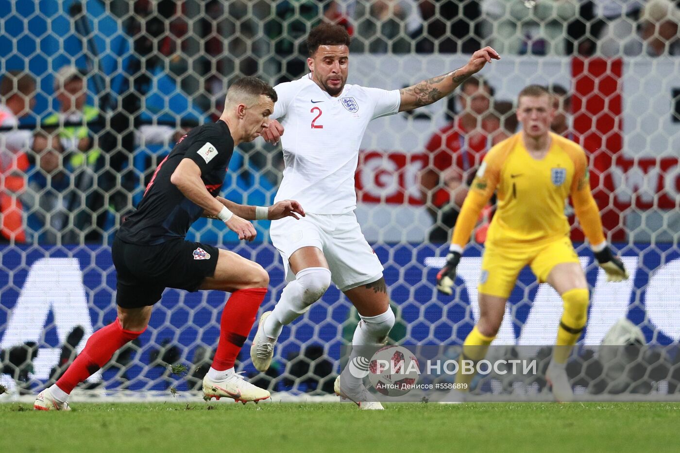 Футбол. ЧМ-2018. Матч Хорватия - Англия