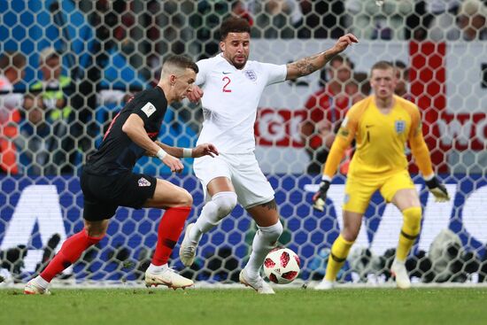 Футбол. ЧМ-2018. Матч Хорватия - Англия 