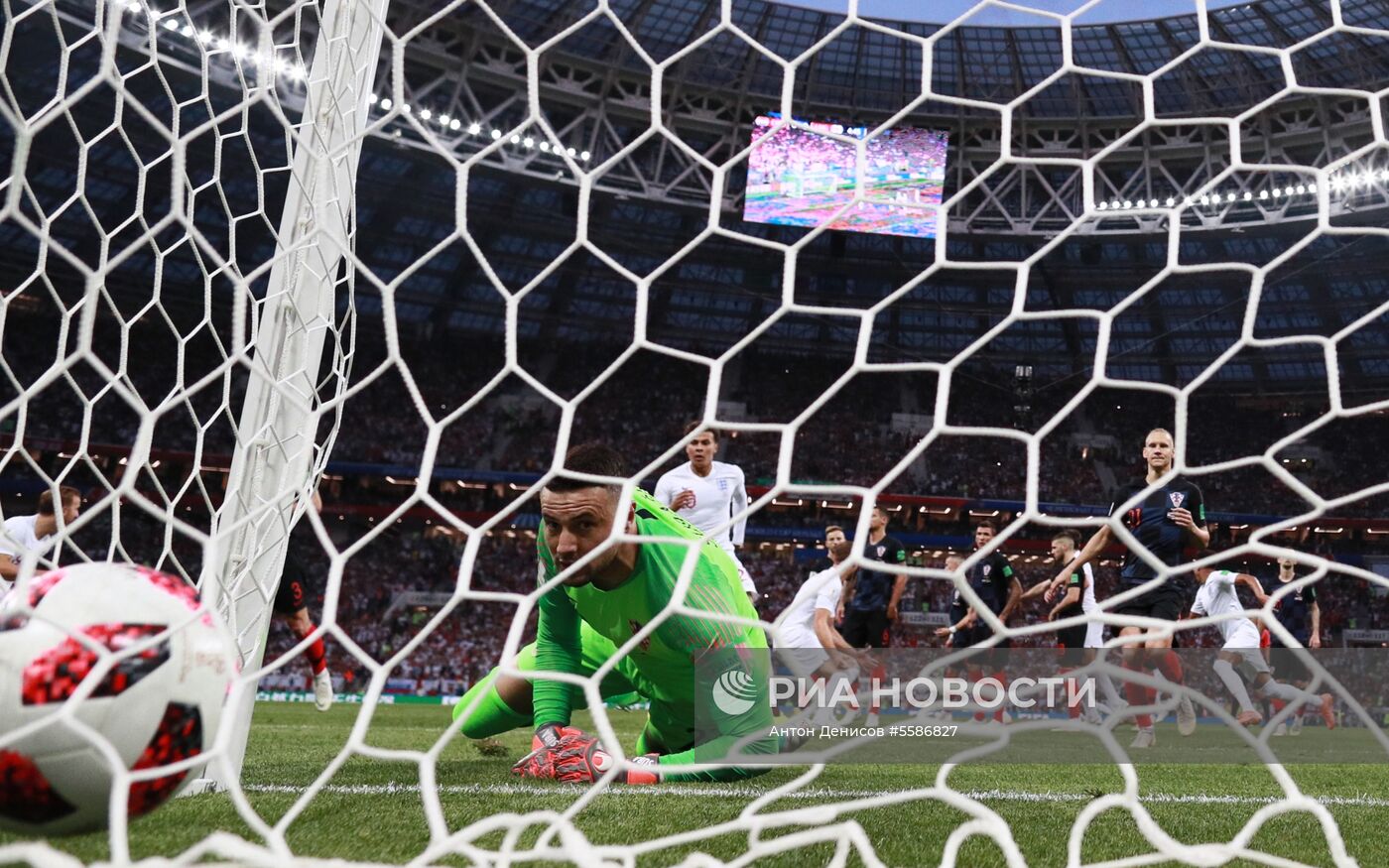 Футбол. ЧМ-2018. Матч Хорватия - Англия