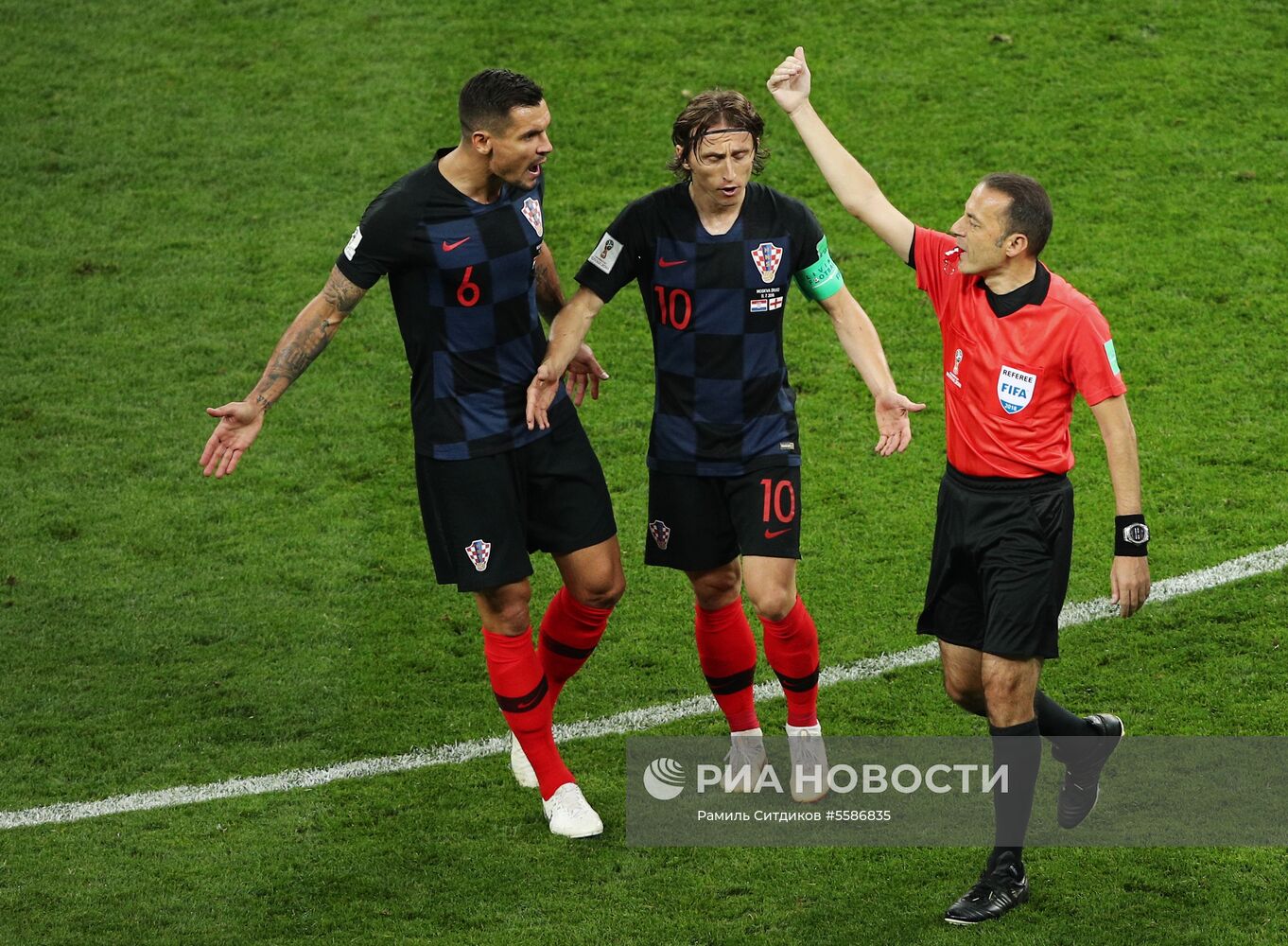 Футбол. ЧМ-2018. Матч Хорватия - Англия