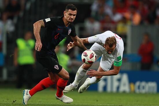 Футбол. ЧМ-2018. Матч Хорватия - Англия 