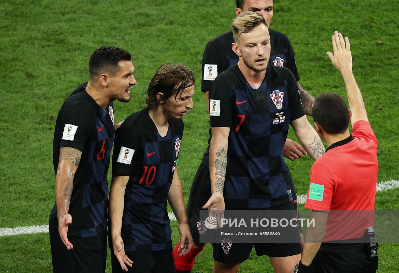 Футбол. ЧМ-2018. Матч Хорватия - Англия