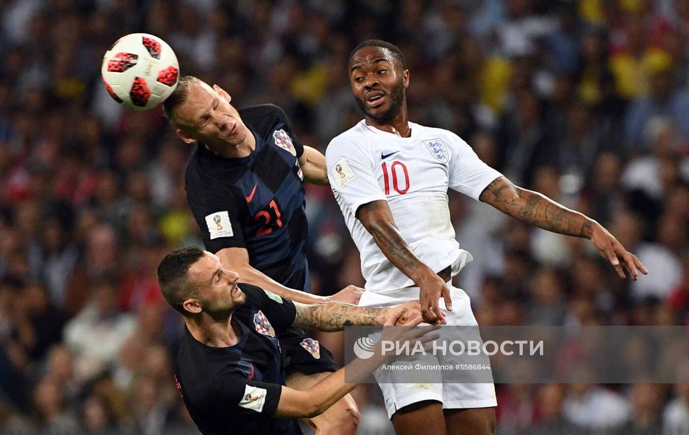 Футбол. ЧМ-2018. Матч Хорватия - Англия