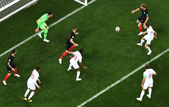 Футбол. ЧМ-2018. Матч Хорватия - Англия 