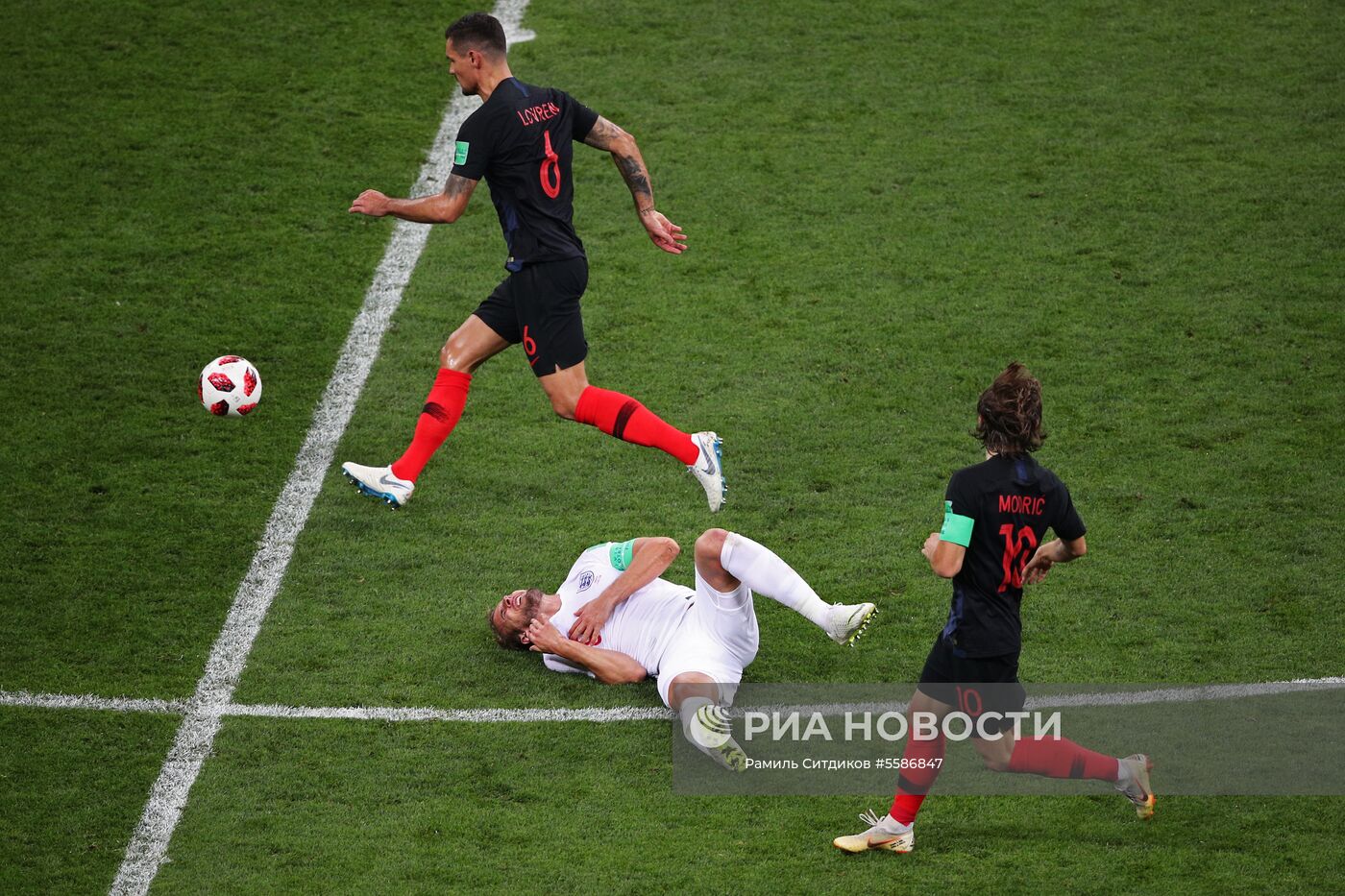 Футбол. ЧМ-2018. Матч Хорватия - Англия