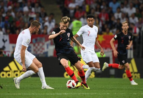 Футбол. ЧМ-2018. Матч Хорватия - Англия 