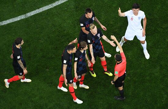 Футбол. ЧМ-2018. Матч Хорватия - Англия 