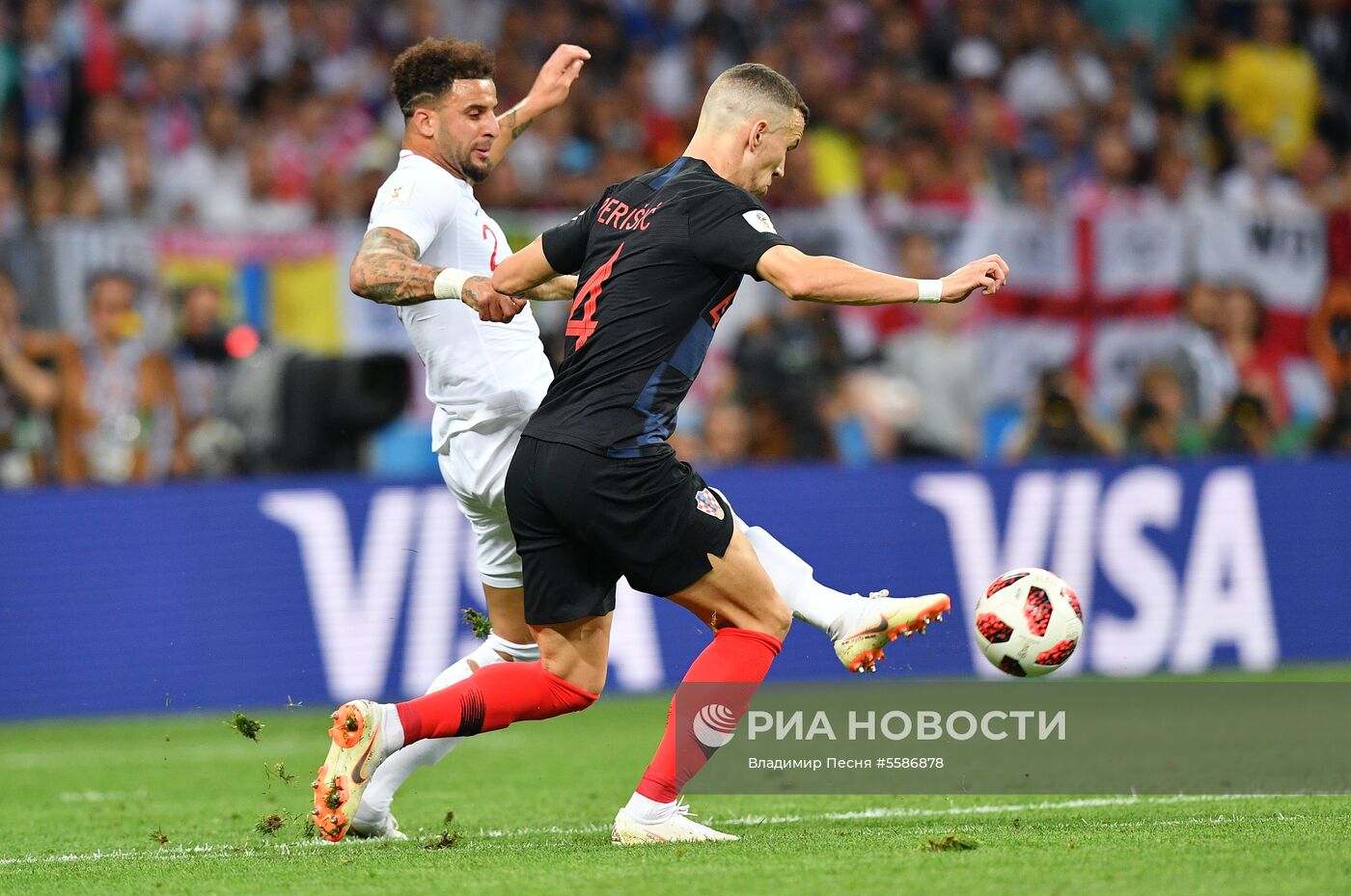 Футбол. ЧМ-2018. Матч Хорватия - Англия