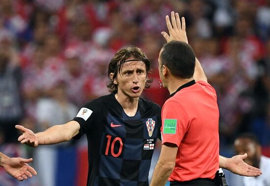 Футбол. ЧМ-2018. Матч Хорватия - Англия 