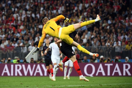 Футбол. ЧМ-2018. Матч Хорватия - Англия 